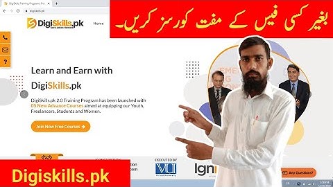 How to register on digiskills and enroll into a free course