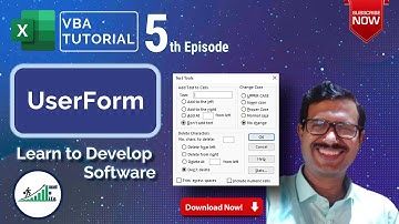 VBA Tutorial | Userform | step by step tutorial to make vba user form | E05 | Excel in Life