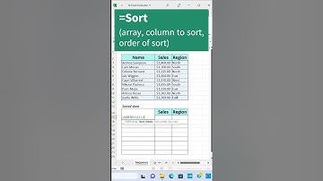 #shorts | Sort function in MS Excel | YouTube short #excel #excelexpert #exceltips #learnexcel