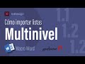 🥈 Importar listas multinivel a InDesign