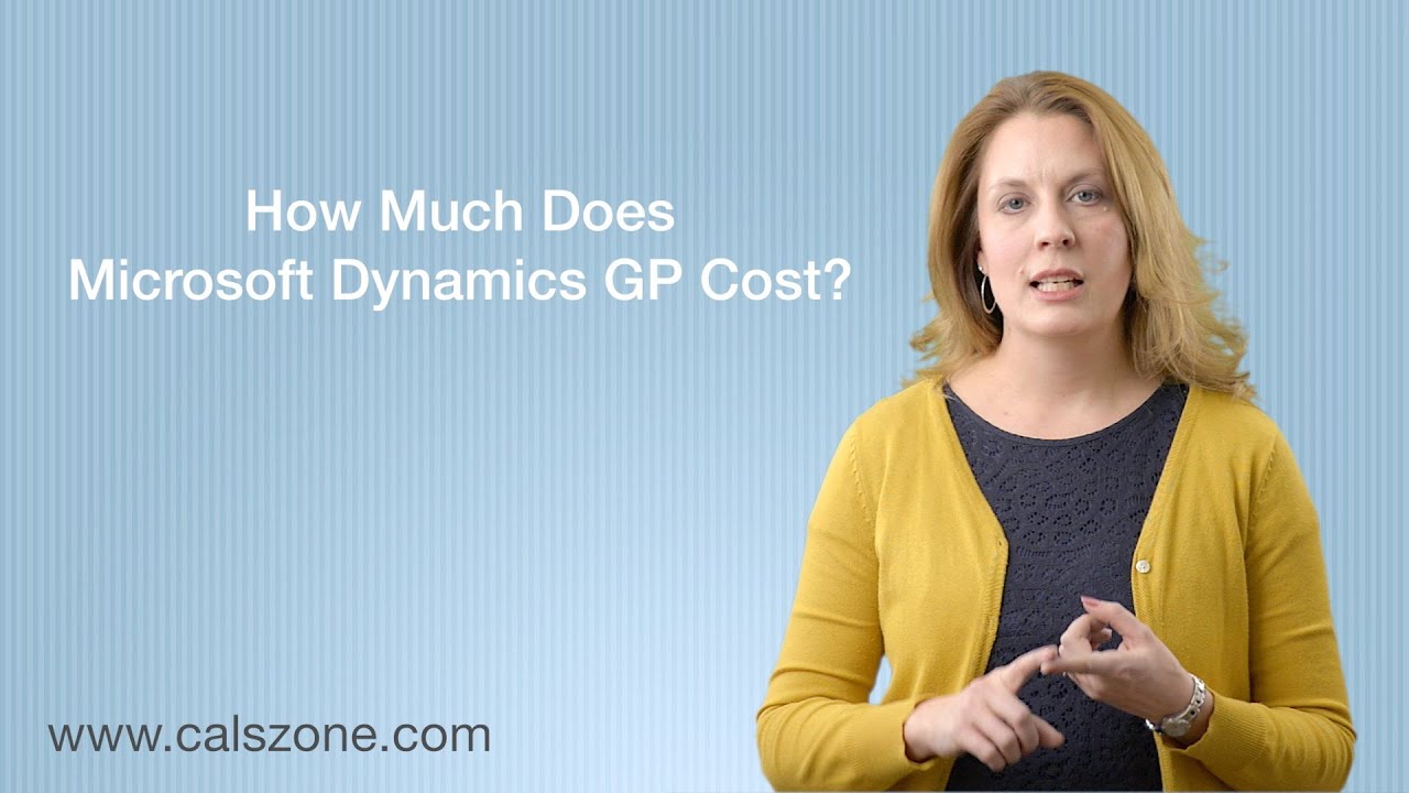 microsoft dynamics gp pricing