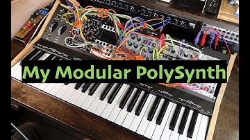 NiftyKeyz Polysynth System Overview - Cr8Audio NiftyKeyz, SE Quadnic, Mutable Instrument Beads