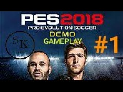 PES 2018 DEMO - Live Gameplay (GREEK)  | simon k