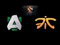 Alliance vs Fnatic The Chongqing Major Highlights Dota 2