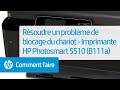 Résoudre un problème de blocage du chariot - Imprimante e-tout-en-un HP Photosmart 5510 (B111a)