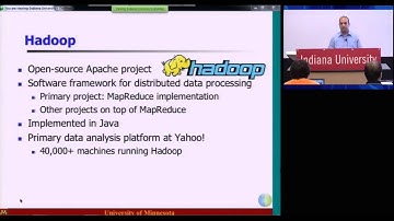 IU Cloud Computing MOOC: MapReduce Global 3: Hadoop