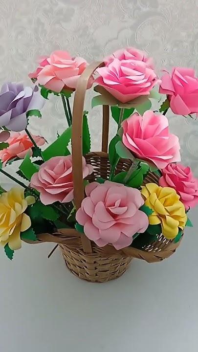 DIY/Квіти з паперу своїми руками/Flowers from paper - YouTube