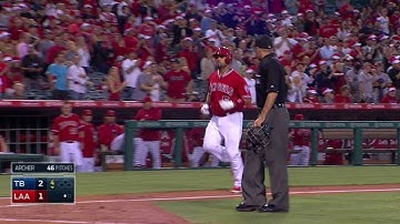 TB@LAA: Pujols ties Foxx on all-time home run list