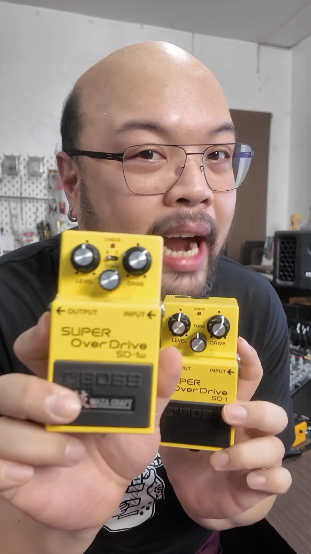 SD-1 vs SD-1 Waza Craft #guitar #pedal #effectpedal - YouTube
