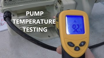 Variable Speed Pump Temperature Test