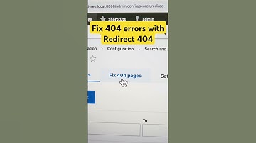 Learn how to fix 404 errors on your Drupal site using redirect 404 #drupal
