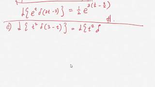 Laplace transform of unit impulse function