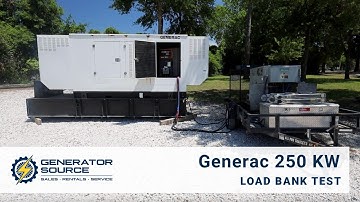 Generac 250 KW Load Bank Test Highlights (91064) Jacksonville