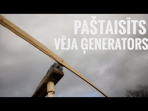 Video: Kā Pats Izgatavot Vēja ģeneratoru