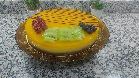 😋😋😋كيكة الطبقات بالبرتقال 🍊🍊المنعشة