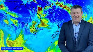 NZ & Australias weather trends through to Monday