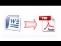 تحويل ملف الوورد إلى PDF بدون برامج