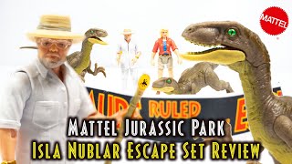 Mattel Jurassic Park | Isla Nublar Escape Set Review | Jurassic World Legacy Collection