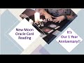 It's Our 1 Yr Anniversary!! Plus New Moon Oracle Card Reading and Discussion