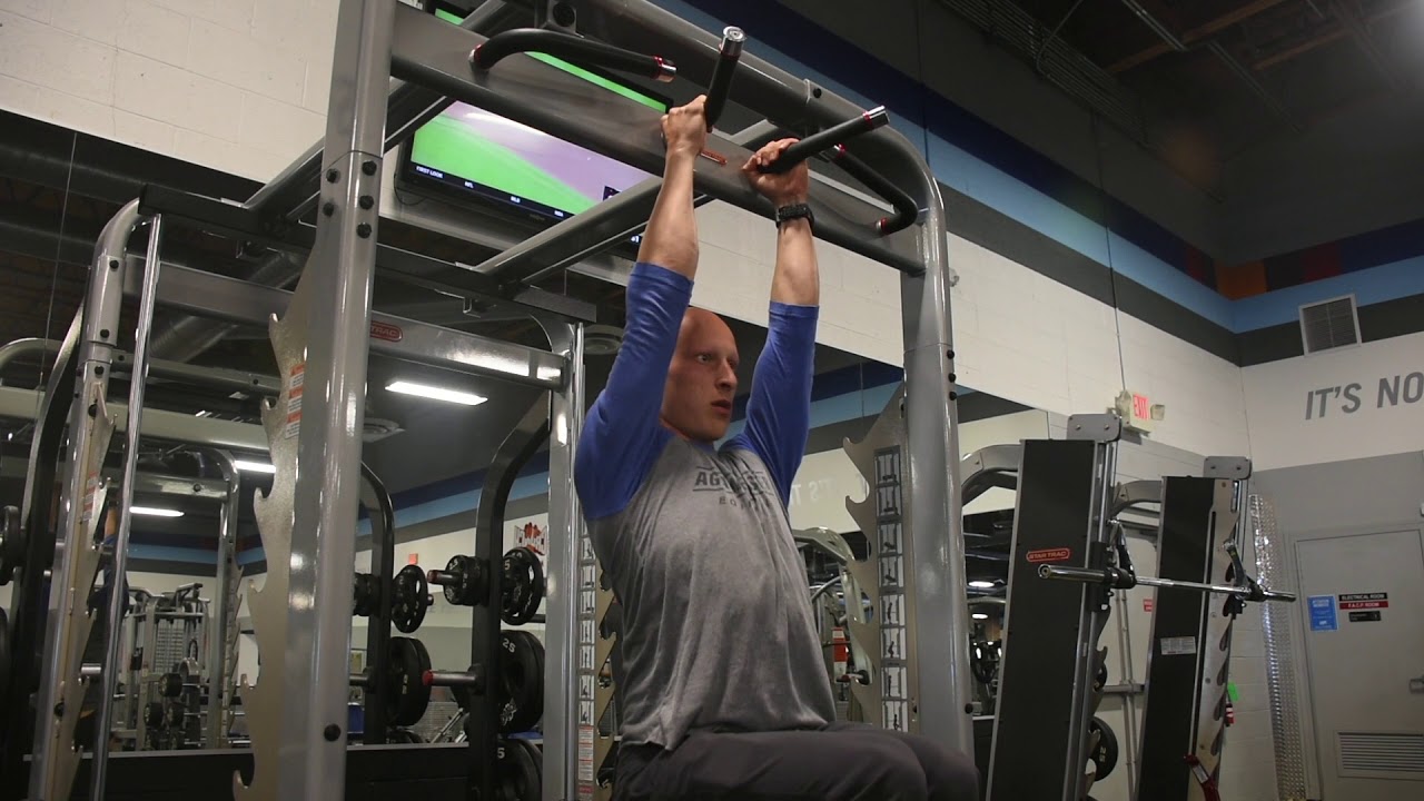 Hanging Scapular Retractions with Knee Raised YouTube