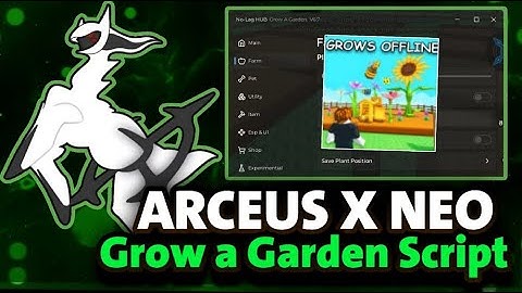 [🐝] Grow a Garden Script GUI Hack |Arceus X  Executors New Update