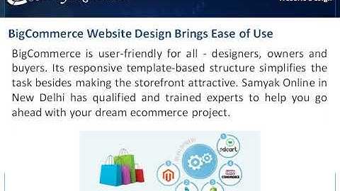 6 Prime Benefits of Having Bigcommerce Website Design