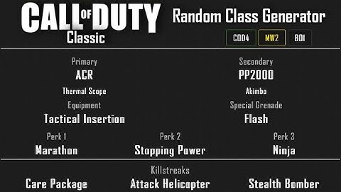 MW2 - Sub Base Ground War Team Deathmatch (13-4) Random Class Generator #136 [2021]