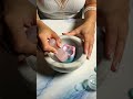 【4K】【ASMR】Crushing a Pastel Stone Cube