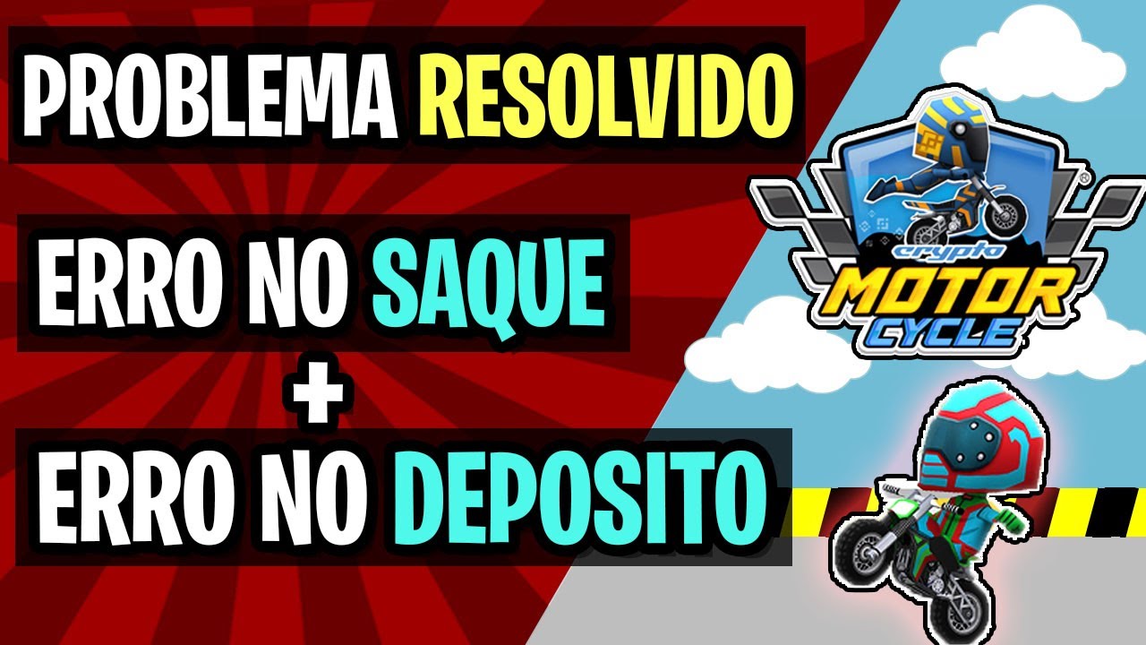 Crypto Motorcycle: ERRO NA HORA DE DEPOSITAR OU ERRO NA HORA DE SACAR, ONDE ESTÃO MEUS CMC?