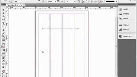 How to select tools from the Tool Panel in Adobe InDesign CS3, CS4 & CS5