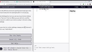 Learn Basic HTML and HTML5  Say Hello to HTML Elements   freeCodeCamp