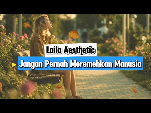 Jangan Remehkan Manusia | Laila Aesthetic | lirick Lagu 