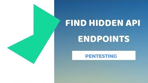How to find hidden api endpoints