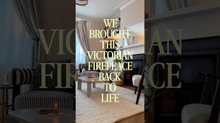 DIY Victorian fireplace renovation #victorianterrace #diy #fireplace