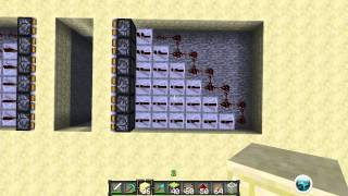 Minecraft(How To Make A Piston Bridge)