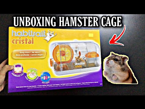 Unboxing Hamster Cage Habitrail Cristal - Budgies / Parkit
