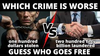 Steal $100 → Prison. Launder $250 Billion → Pay Fine, Keep Your Job.