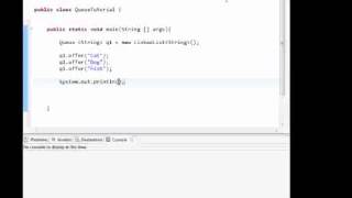 JAVA Programming Tutorial Queue
