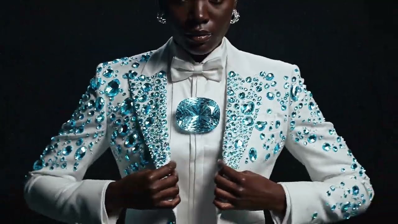 A Magical Tuxedo That Transforms When Touched by Birthstones
