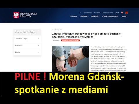 Spółdzielnia Mieszkaniowa Morena Gdańsk- spotkanie z mediami- dołącz do grupy facebook