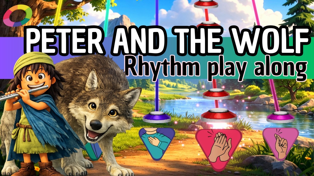 BODY PERCUSSION – Peter and the Wolf (Prokofiev) | Rhythm Activity