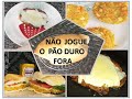 Tem pão duro? Faça um hambúrguer [sem carne] maravilhoso!