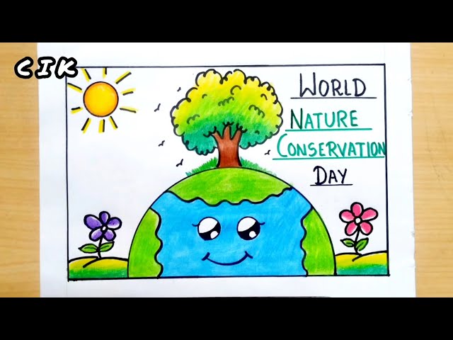 World Nature Conservation Day Vector Illustration With World Map Tree And  Eco Friendly Ecology In Flat Cartoon Hand Drawn Landing Page Templates  Stock Illustration - Download Image Now - iStock