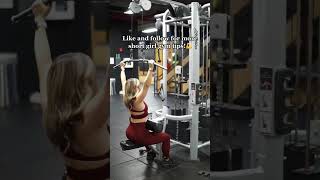 short girl gym hacks part 9 💦 cable machine bar tip!