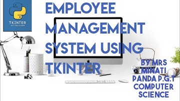 Employee Management System Using Tkinter | Minati Panda |