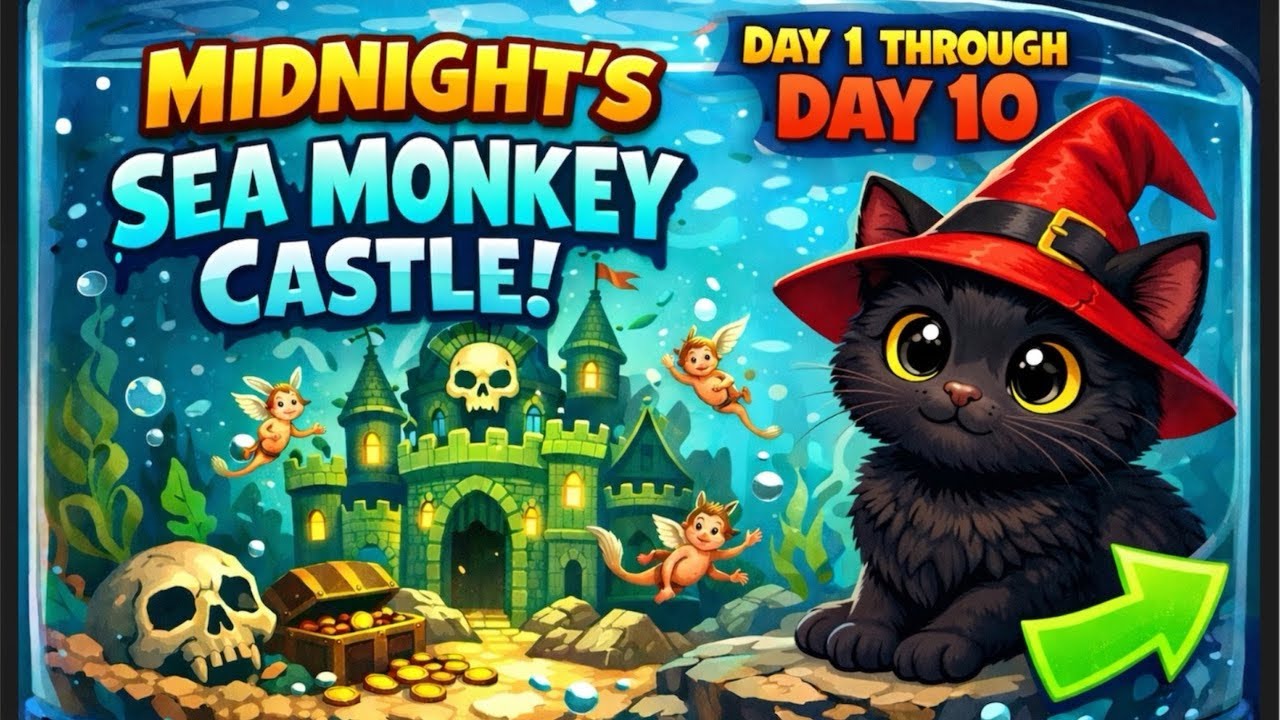 Sea Monkey Vs Aqua Dragon Series | Haunted Magic Castle!!