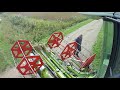 Claas VX 88 barley harvesting in Finland