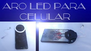 COMO ARREGLAR ARO LED SELFIE PARA CELULAR  AROS LED PEQUEÑOS