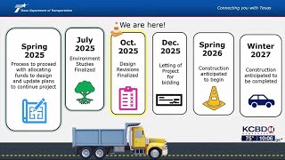 TxDOT shares details about Highway 87, FM 41 project timeline