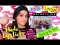 Top 20 Affordable Nude Lipsticks for all Indian Skintone | Starting Rs 90/-  Maybelline/Nykaa/Purple